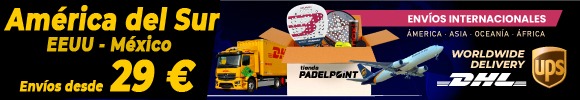Envíos de Pádel a EEUU y SUDAMÉRICA