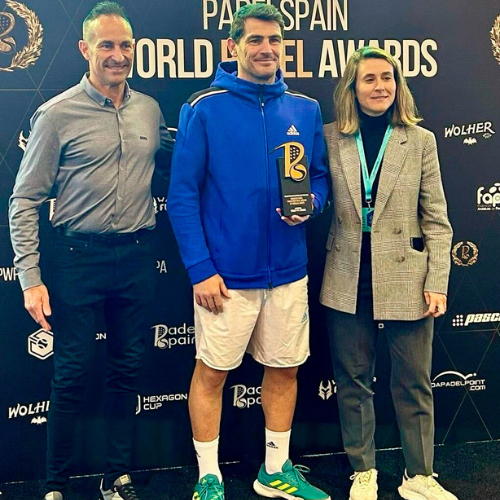 Premio PadelSpain World Padel Awards al circuito benéfico de pádel de la Fundación Real Madrid